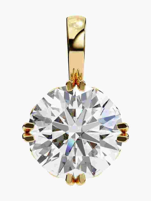 VALANOVA Hallmarked 14k Yellow Gold & Certified Lab Grown Diamond 0.50cts Vsp0006r050 - Image 2