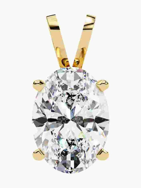 VALANOVA Hallmarked 18k Yellow Gold & Certified Lab Grown Diamond 0.50cts Vsp0008v050 - Image 2