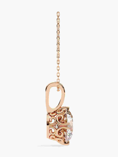 VALANOVA Hallmarked 14k Rose Gold & Certified Lab Grown Diamond 0.75cts Vsp0006r075 - Image 5