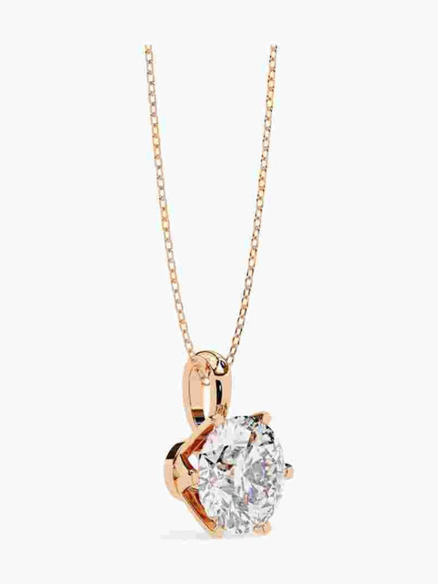 VALANOVA Hallmarked 14k Rose Gold & Certified Lab Grown Diamond 0.25cts Vsp0007r025 - Image 3