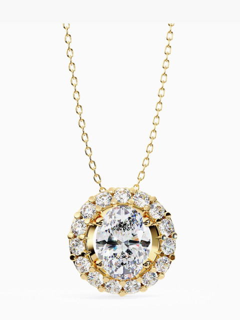 VALANOVA Hallmarked 14k Yellow Gold & Certified Lab Grown Diamond 0.98cts Vsp0010