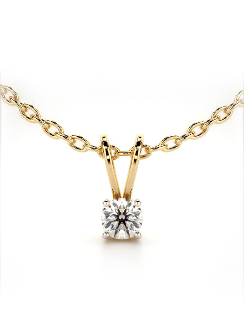 VALANOVA Hallmarked 18k Yellow Gold & Certified Lab Grown Diamond 0.25cts Vsp0001r025