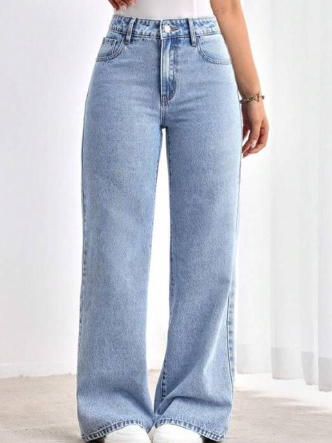 MERCEL Women Original Boyfriend Fit High-Rise Light Fade Stretchable Jeans