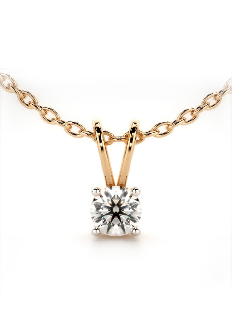 VALANOVA Hallmarked 14k Rose Gold & Certified Lab Grown Diamond 0.50cts Vsp0001r050