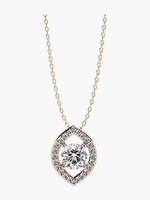 VALANOVA Hallmarked 18k Rose Gold & Certified Lab Grown Diamond 0.63cts Vsp0012