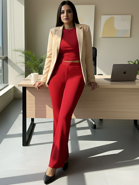 Fitkin High-Rise Regular Trousers