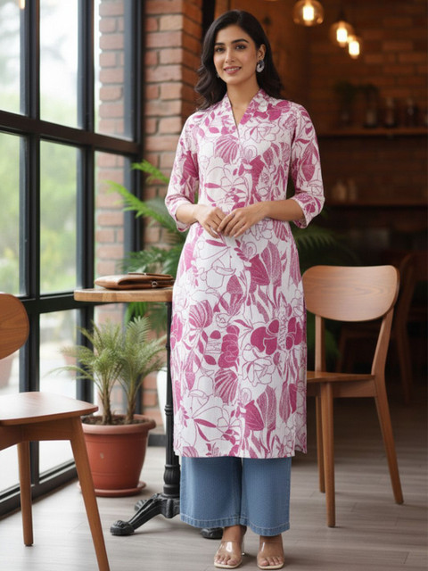 AADVIKA Women Floral Printed Floral Kurta