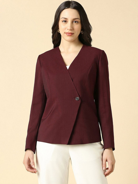 Allen Solly Woman Single-Breasted Blazer