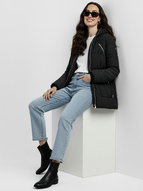 Mast & Harbour Hooded Longline Padded Jacket