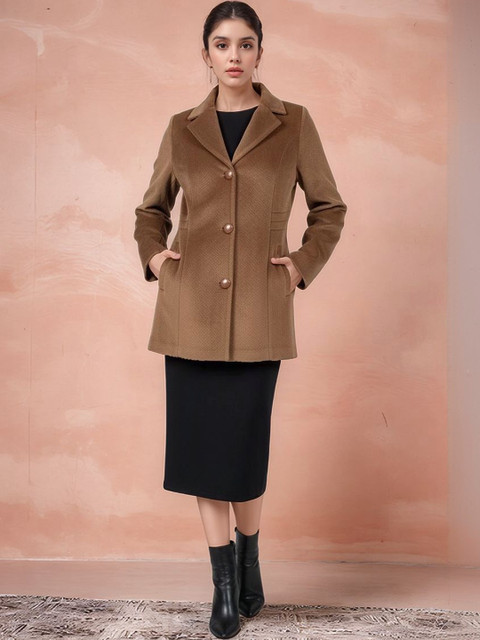 Chemistry Women Single-Breasted Overcoat
