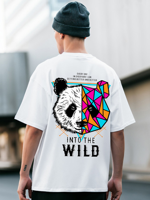 Bewakoof Better & Better Printed Drop-Shoulder Sleeves Oversized Cotton T-shirt