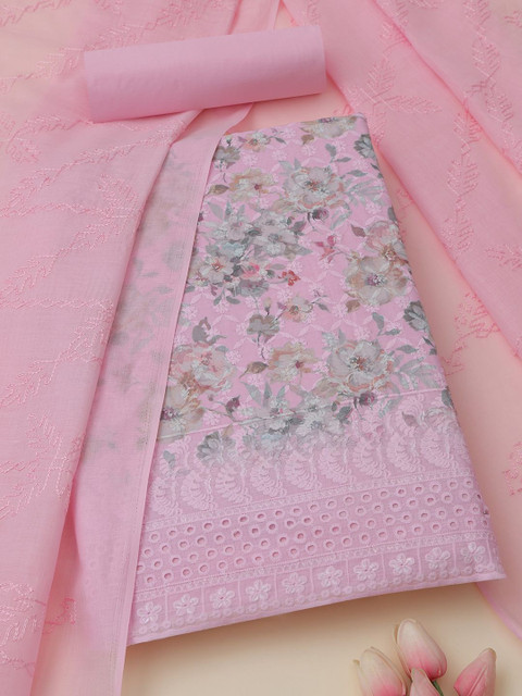 Soch Printed Unstitched Dress Material