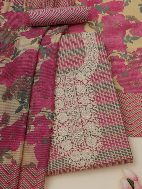 Soch Embroidered Unstitched Dress Material