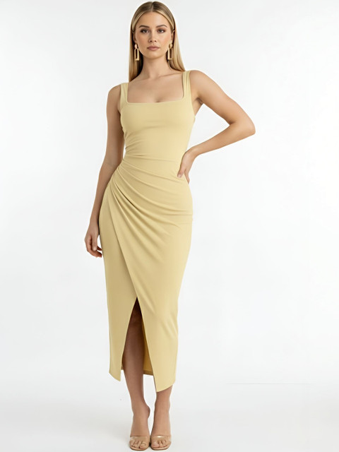 DESI RIWAAZ Sheath Midi Dress