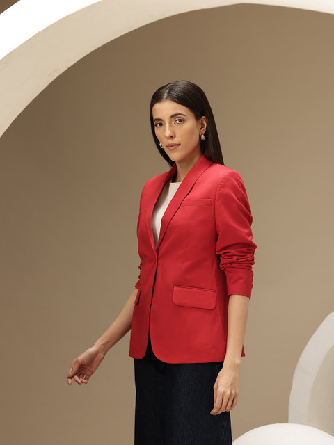 Chemistry Shawl Collar Single Breasted Coat with Vent - Image 4