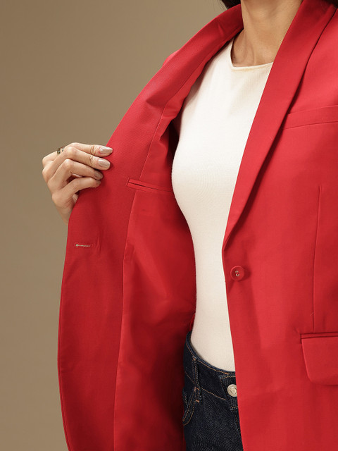 Chemistry Shawl Collar Single Breasted Coat with Vent - Image 8