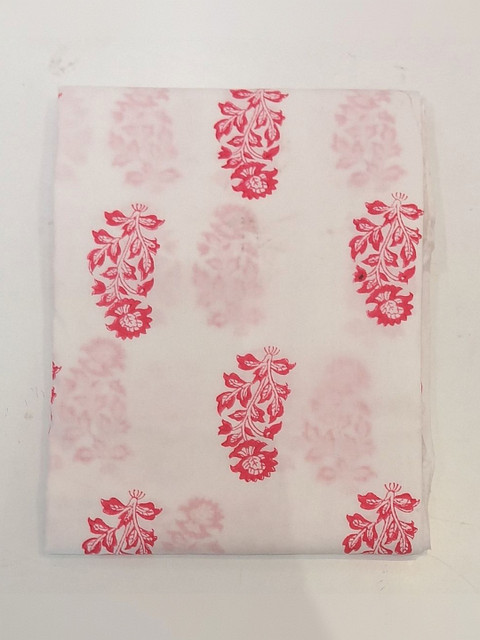 Alankaran designs Pure Cotton Handblock Printed Unstitched Dress Material