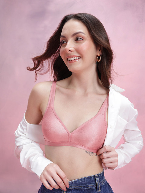 DressBerry Abstract Self Design Medium Coverage Bra DB-PAAM-30-B