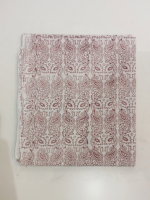 Alankaran designs Pure Cotton Handblock Printed Unstitched Dress Material