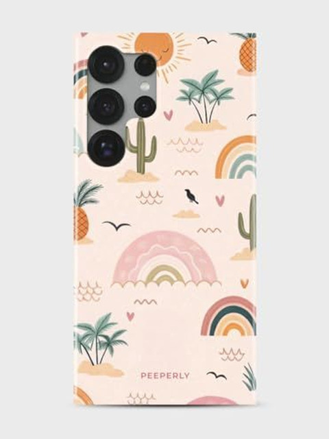 PEEPERLY Tropical Printed Samsung Galaxy S23 Ultra 5G Back Case Mobile Accessories