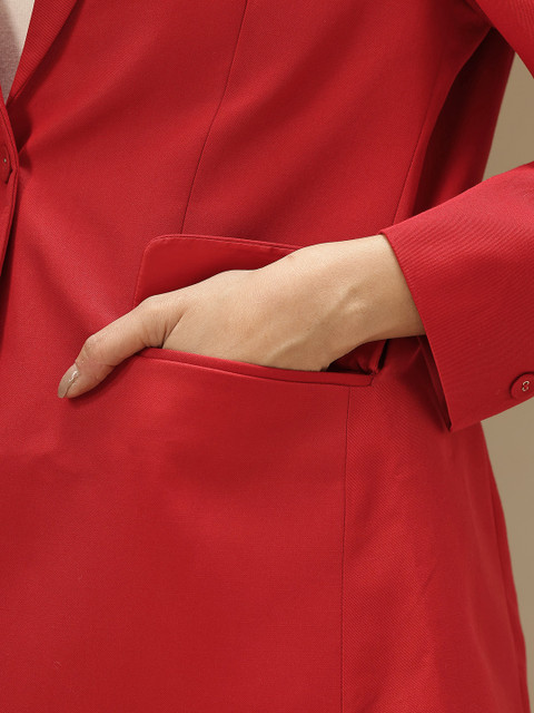 Chemistry Shawl Collar Single Breasted Coat with Vent - Image 7