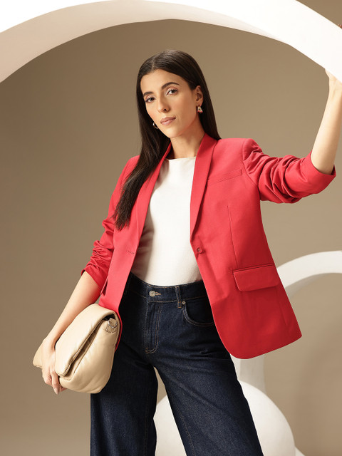 Chemistry Shawl Collar Single Breasted Coat with Vent