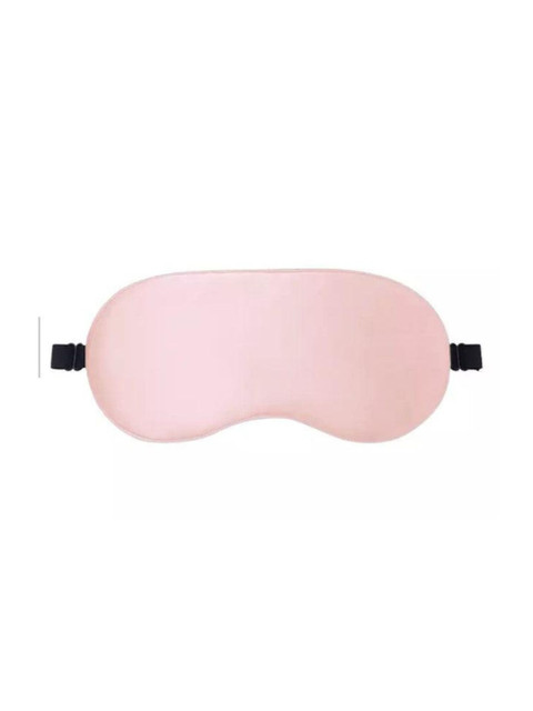 COOLBEDS Women Soft Pink Satin Eyemask Travel Accessory