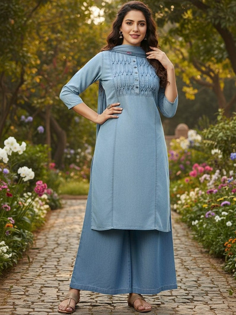 SK Creation Woven Design Kurti