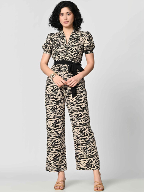 SZN Printed Basic Jumpsuit
