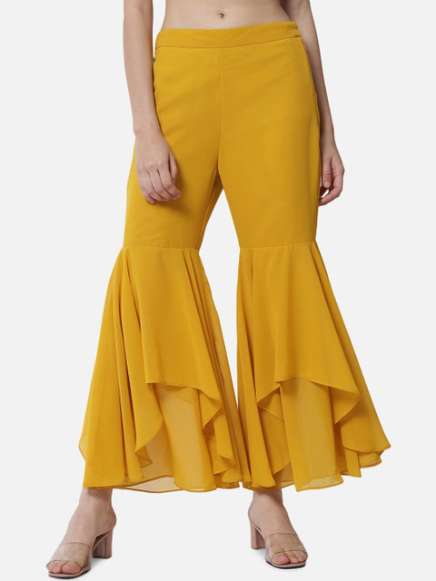 SZN Women Georgette Ethnic Palazzos