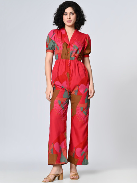 SZN Printed Basic Jumpsuit