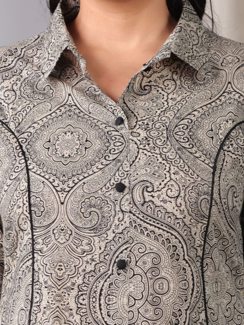 Aramya Women Geometric Printed Kurta - Image 2