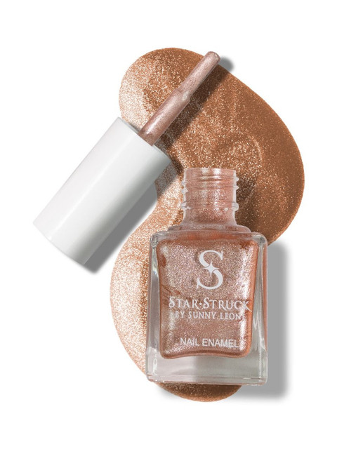 STARSTRUCK BY SUNNY LEONE Shimmer Long Wear Nail Enamel - 9.9 ml - Copper Crush