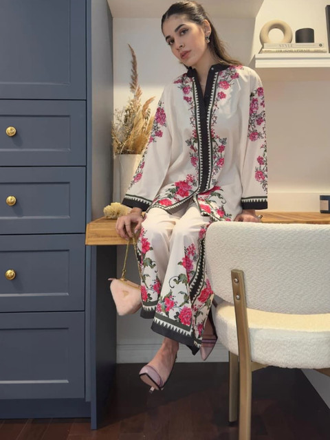 KRIFRA Printed Shirt With Trousers Co-Ords