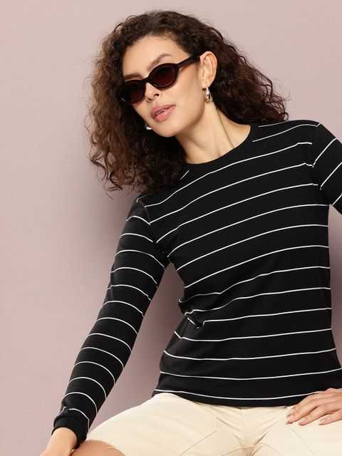 DILLINGER Striped Pure Cotton T-shirt