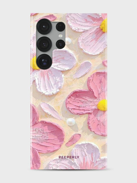 PEEPERLY Floral Printed Samsung Galaxy S24 5G Back Case Mobile Accessories