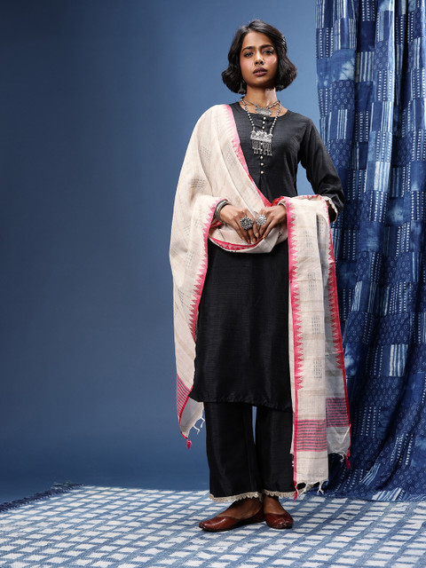 Taavi Woven Legacy Dupatta - Image 3