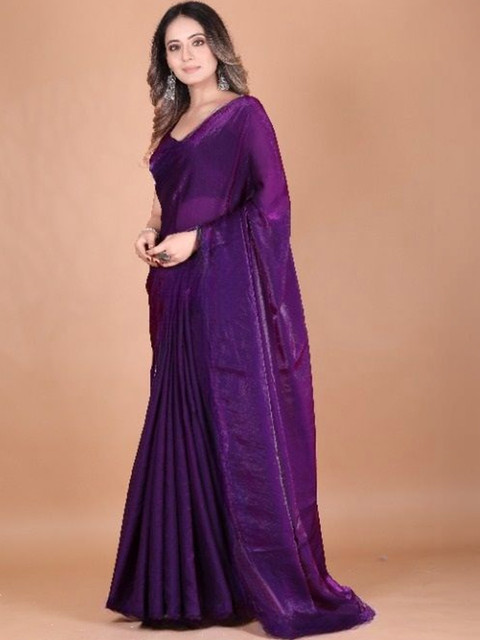Anneca Satin Saree - Image 5