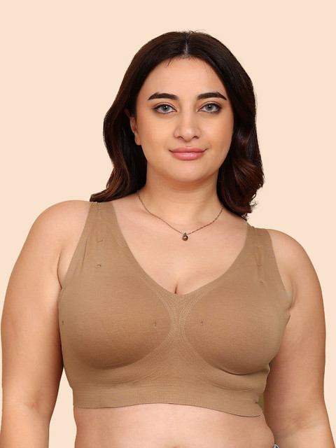 Tweens Invisi-Fit Plus-Size Lightly Padded Cotton Bonded Seamless Bra