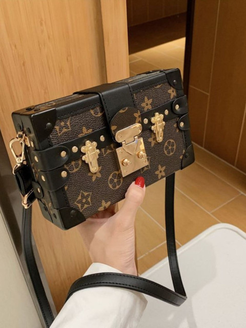 StyleCast PU Structured Sling Bag