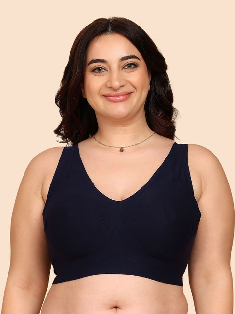 Tweens Invisi-Fit Plus-Size Lightly Padded Cotton Bonded Seamless Bra