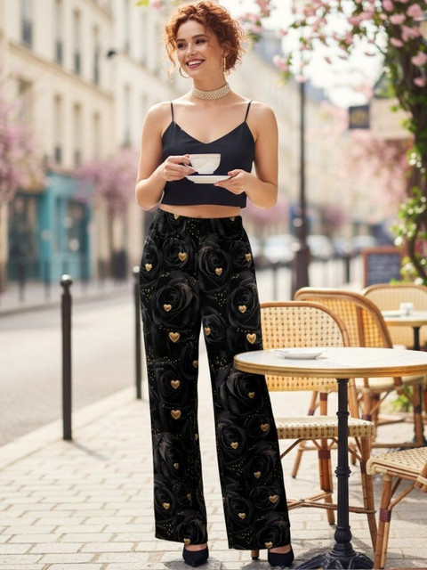 Vagisha Women Floral Printed Palazzos