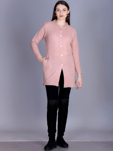 The Roadster Lifestyle Co. Women Self Design Longline Coats