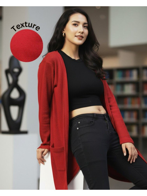 Rigo Women Longline Indigo Shrug