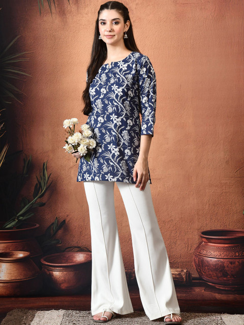 Anouk Rustic Women Ethnic Motifs Printed Pure Cotton Kurti