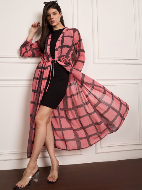 StyleStone Women Printed Longline Shrug