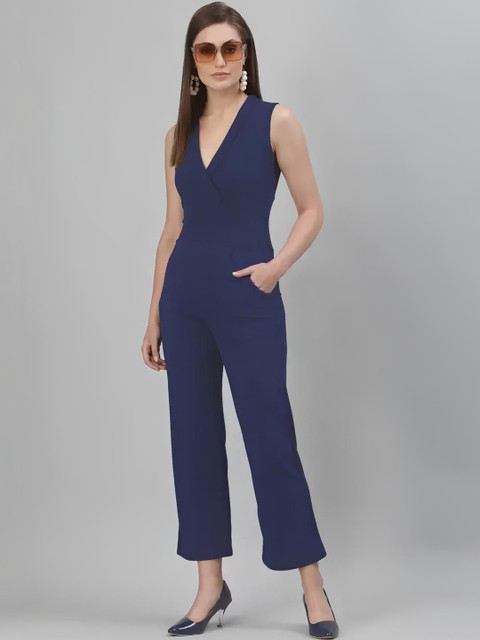 SHYAM SUNDARI Women Solid Culotte Jumpsuit