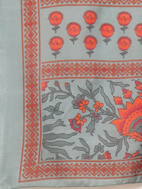 KALINI Women Floral Embroidered Regular Kurta with Trousers & With Dupatta - Image 4