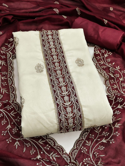 KALINI Embroidered Unstitched Dress Material - Image 2