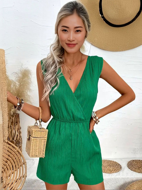 StyleCast Women V Neck Playsuit